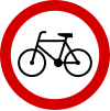 B-9 "no entry for bicycles"