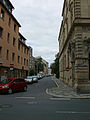 Südliches Ende der Scharrnstraße, von der Straße An der Martinikirche aus gesehen