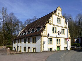 Die ehemalige Schlossmühle westlich der Mümling