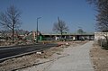 Station Dronten in aanbouw in april 2009