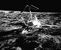 Surveyor 3 auf dem Mond, fotografiert von Alan Bean
