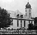 Voormalige kerk in "Neder-Wiesa" anno 1903.