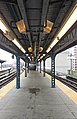 From northbound platform, looking eastward