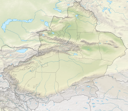 Xayar County is located in Xinjiang