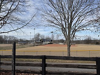 Baseball fields at Crockett Park