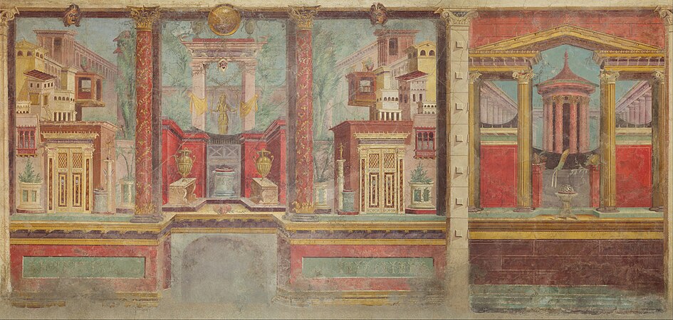Fresko aus der Villa des Publius Fannius Synistor in Boscoreale bei Pompeji, 1. Jh. v. Chr.