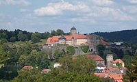 Festung Rosenberg über der Kronacher Altstadt