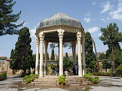 Tomb of Hafez, in memory of the celebrated Persian poet Hafez