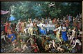 Jan Brueghel d. Ä. und Hendrik van Balen: Hochzeit von Thetys und Peleus, um 1618, Öl auf Kupfer, 51 × 78 cm, Louvre, Paris