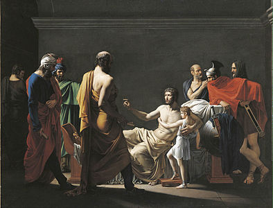 Antioco restituisce suo figlio a Scipione (1800), Parigi, École nationale supérieure des beaux-arts.