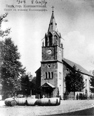 Ehemalige lutherische St.-Johannis-Kirche 1908