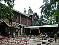 Blick auf den bis 1904 schrittweise ausgebauten Berggasthof