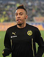 Pierre-Emerick Aubameyang with Borussia Dortmund in 2014