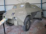 A Rover light armoured car in the 2/11th Armoured Car Regiment's markings