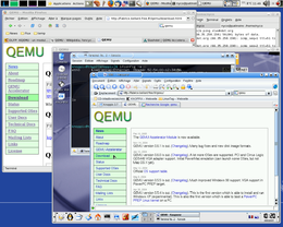 QEMU fa girare Knoppix su Mandrakelinux