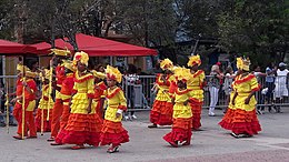 Seú optocht die eindigt op het Brionplein