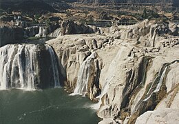 Shoshone Falls niedriger Wasserstand