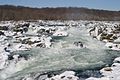 This picture of Great Falls of the Potomac was taken from the overlook on Olmsted Island on a cold (10 degrees F) day in January, 2004.