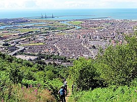 Aberavon von Mynydd Dinas