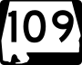 State Route 109 marker