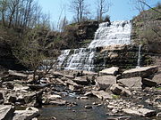 Albion Falls in April 2008