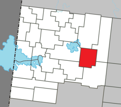 Location within Abitibi-Ouest RCM