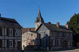 The centre of Barneville-la-Bertran