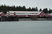 The Hoonah Packing Company facility in 2006, now converted into a museum, restaurant, and shops