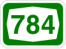 Route 784 shield}}