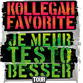 Tourposter zur „Je mehr Testo besser Tour“