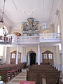 Blick vom Chorraum zur Orgel