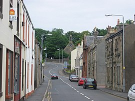 Blick entlang der Hauptstraße