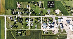 An aerial photograph of Sperry