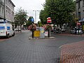 Station road leading up to the town centre from the station