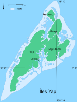 Map of Yap Proper (Marbaaq)