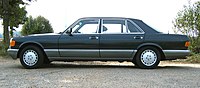 Mercedes-Benz W126 S-klasse, het basisvoertuig voor de Tiara