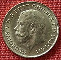 Georg V., geprägt 1927 in Pretoria, damalige Auflage ca. 16 Mio. Münzen