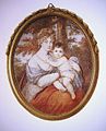 Πιθανό πορτραίτο της Ελισάβετ Αλεξέγιεβνας με την κόρη της Μαρία από τον Κάρλο Ρεσταλλίνο (1803).