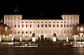 Torino "Palazzo Reale (Kraliyet Sarayi)" geceleyin (İtalya Dünya Miras Listesi)