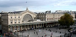 Voorgevel van het Parijse Gare de l'Est