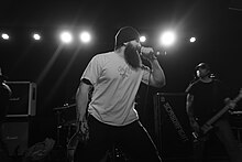 Scissorfight performing in 2017