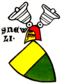 Wappen der Snewlin in der Zürcher Wappenrolle, ca. 1340