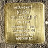 Stolperstein Ostendstraße 62 Goldschmidt Klara