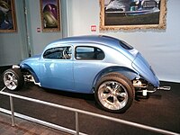 Blue Volksrod in the National Motor Museum, Beaulieu in England