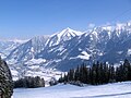 Panoramablick auf Bad Hofgastein im Winter