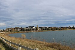 Cochrane lake in October