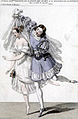 Incisione di Louis Maleuvre per i costumi di Marie Taglioni (Fleur des champs) e Joseph Mazilier (Rudolph) nel balletto-pantomima di Filippo Taglioni "La Fille du Danube" all'Académie royale de Musique (Salle Le Peletier) nel 1836