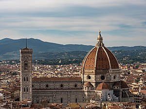 Early Renaissance - Florence Cathedral, Florence, Italy, by Arnolfo di Cambio, Filippo Brunelleschi and Emilio De Fabris, 1294–1436[147]