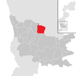 Location within Güssing district