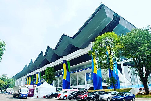 Stadion Akuatik selama Pesta Olahraga Asia 2018